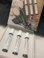 img 1 attached to Revive Your Senses With Essential Oil Roll Ons For Massage, Skin Care, And Home: Breathe, Focus, And Happiness Blends Set - Perfect Fragrance Gift For Women And Men review by Adam Allard