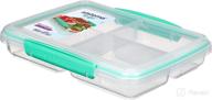 🍱 convenient and versatile: sistema to go multi split food storage container for busy lifestyles - 820ml логотип