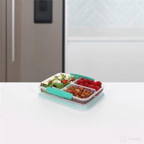 img 2 attached to 🍱 Convenient and Versatile: Sistema To Go Multi Split Food Storage Container for Busy Lifestyles - 820ml