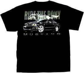 img 2 attached to Ford Mustang T Shirt Ride Design Large