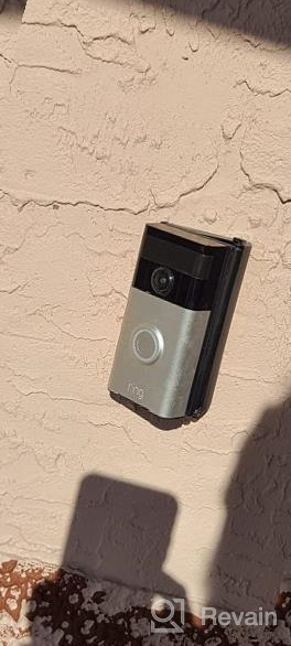 img 1 attached to Optimize Viewing With CAVN Black Angle Mount For Ring Video Doorbell 1 2 3 4 - Adjustable 30 To 55 Degree Angle review by Jeff Remol