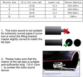 img 3 attached to 🚗 Enhance Your Car's Roar with Universal Turbo Sound Whistle: Exhaust Pipe Tailpipe Muffle Whistle for Truck Motorcycle Dirt Bike Scooter (S)