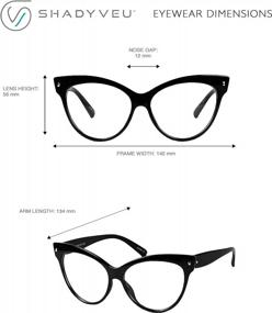 img 1 attached to Women'S Vintage 90S Cat Eye Sunglasses With UV Protection And Retro Costume Clear Lens