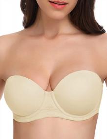 img 4 attached to Red Carpet Ready: Wingslove Women'S Strapless Full Figure Bra For Plus Size Women