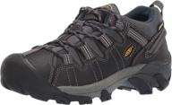 experience unmatched comfort with keen men's targhee ii hiking shoe in gargoyle/midnight navy - size 11 d(m) us логотип