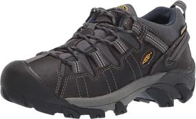 img 4 attached to Experience Unmatched Comfort With KEEN Men'S Targhee II Hiking Shoe In Gargoyle/Midnight Navy - Size 11 D(M) US