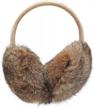 adjustable genuine rabbit fur ear warmers for women and girls by zlyc logo