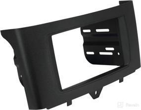 img 2 attached to 📲 Scosche ST2431B Dash Kit: Perfect Fit for 2011-Up Smart Fortwo, Black Double DIN & DIN+Pocket Compatibility