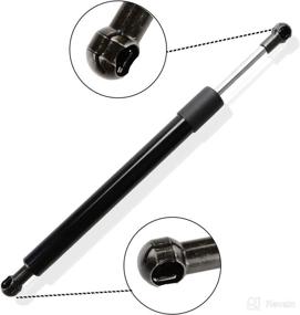 img 2 attached to 🚚 Premium Truck Tailgate Assist Shocks - Lift Supports for Ford F-150 Pickup (2004-2014) and Lincoln Mark LT (2006-2008)