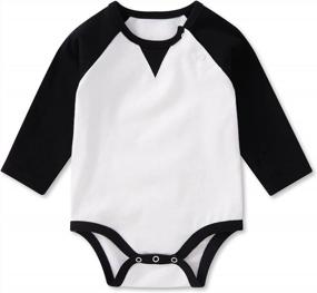 img 4 attached to Pureborn Baby Boys Girls Bodysuits Super Soft Cotton Romper 0-24 Months