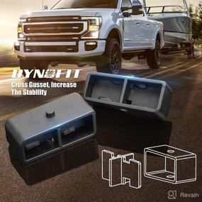 img 2 attached to 🔧 Enhance Your F-250/F350 Super Duty: dynofit 2" Rear Lift Kits for 1999-2020, 2WD 4WD - Raise Blocks & U-bolts Set