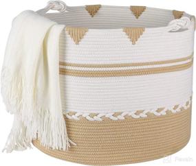 img 3 attached to ANMINY XXXXXLarge Cotton Storage Basket - 24 Inch x