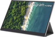 lg gram portable wqxga monitor 16", 60 - anti glare screen, lightweight design - ideal for on-the-go productivity and entertainment (model: 16mq70.adsu1) logo