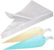 100-pack of disposable 18-inch piping bags for cake, cupcake, and cookie decorating - perfect for icing and frosting! logo