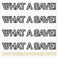 🚀 5-inch rocket car soccer 'what a save' bumper sticker: funny league gift with disabled chat – grab yours now! логотип