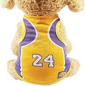 img 1 attached to 🐶 Summer-ready Pet T-Shirt: Cute Dog Apparel, Basketball Team Soft Vest (XS)