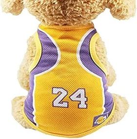 img 2 attached to 🐶 Summer-ready Pet T-Shirt: Cute Dog Apparel, Basketball Team Soft Vest (XS)