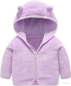 img 4 attached to Voopptaw Unisex Cartoon Zip Up Sweatshirt Apparel & Accessories Baby Boys made as Clothing