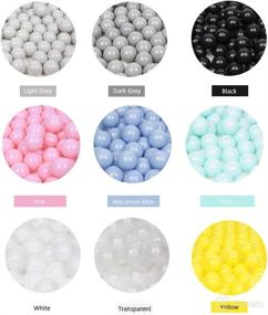 img 1 attached to 🌈 Pure Transparent Wonder Space Soft Pit Balls - 100 Pack, Chemical-free & Crush-Proof Plastic Ocean Balls, BPA-Free, Odorless, Safe for Toddler Ball Pits, Kiddie Pools, and Indoor Baby Playpens