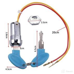 img 1 attached to Ignition Switch Starter Electric Scooter Replacement Parts