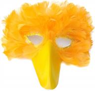 маска настоящей желтой птицы с желтым клювом логотип