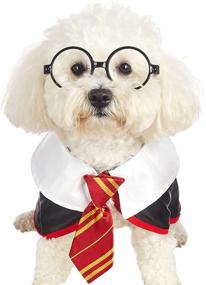 img 3 attached to 🐶 Impoosy Pet Dog Shirts: Funny Cat Wizard Costume - Cute Apparel with Glasses