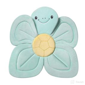 img 4 attached to 🐢 Nuby Turtle Baby Bath Cushion - Soft, Fast-Drying Fabric - Suitable for Bathtub or Sink - Turquoise - Ideal for 0-6 Months