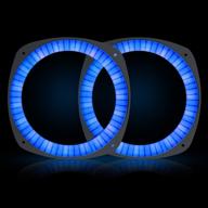 2 комплекта blinngo cornhole lights - водонепроницаемые светодиодные кольцевые светильники для настольных игр, освещающие ваши ночные игры! логотип