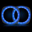 2 set blinngo cornhole lights - waterproof led board ring lights, light up your night games! logo