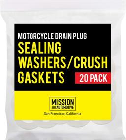 img 1 attached to 20 Pack Motorcycle Sealing Washers Gaskets