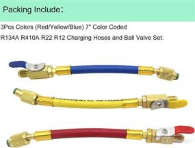 img 3 attached to Charging Hoses Ball Valve Set