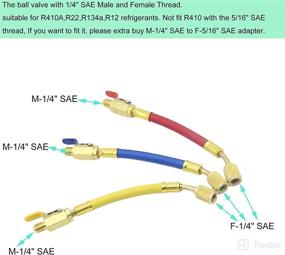 img 2 attached to Charging Hoses Ball Valve Set