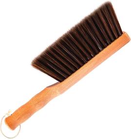 img 4 attached to 🧹 Deselen Counter Duster Brush: Fine Dusting Made Easy - 5x15 Row Durable PET Bristle, Premium Beech Wood Handle