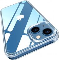 прозрачный чехол poetic lumos для iphone 13 mini — нежелтеющий, устойчивый к царапинам, ударопрочный защитный чехол с ультратонким дизайном логотип