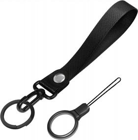 img 4 attached to Wristlet Key Chain Holder For Men And Women By Idakekiy - Secure And Convenient