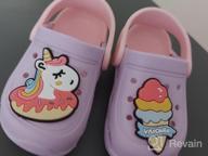 img 1 attached to 🦄 Lightweight Shockproof Non Slip Unicorn Slippers for Boys - Perfect Clogs & Mules Shoes review by Divine Christmas