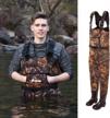 1500g rubber boots neoprene waterproof thermal fishing wader with 5mm thickened fabric - 4 camo styles available for duck hunting logo
