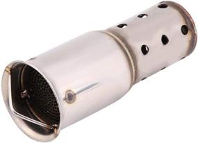 img 1 attached to 🏍️ Universal 51mm Motorcycle Exhaust Silencer Muffler with Stainless Steel DB Killer – Effective Noise Eliminator for Various Motorcycle Models