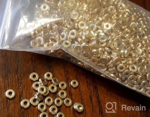 img 1 attached to 1500Pcs 6Mm KC Gold Five-Pointed Star Spacer Beads Loose Ball Beads For Bracelet Necklace Jewelry DIY Crafts Making (Star) review by Janet Hill