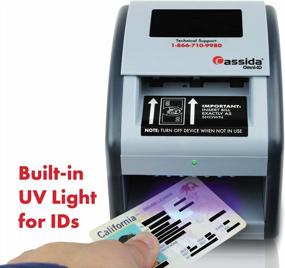 img 2 attached to Cassida Omni-ID 2-In-1 Currency Counterfeit Detector: UV & Infrared Sensors, Magnetic Bill Checker, And Easy To Read PASS/FAIL Display