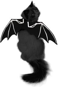 img 2 attached to 🦇 Halloween Bat Wings Cat Pet Costume by Spooktacular Creations – Perfect for Cosplay, Halloween Parties, Holiday Decorations, and Cat Dress Up Accessories