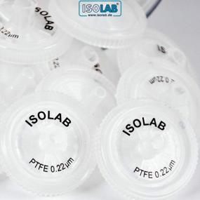 img 1 attached to Non-Sterile PTFE Membrane Syringe Filters - Pack Of 100, 25Mm Diameter, 0.22Um Pore Size - Ideal For Filtration Of Water, Chemicals, And Beverages - From ISOLAB USA.