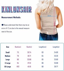 img 1 attached to Summer Ribbed Sleeveless Henley Tank Top For Women - Slim Fit V-Neck Button-Down T-Shirt By KINLONSAIR
