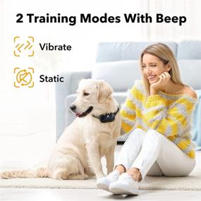 img 3 attached to 🐶 DOG CARE Dog Bark Collar: Adjustable Sensitivity and Shock Modes, LED Indicator, Auto 7 Levels Shock, Vibration for Effective Dog Training