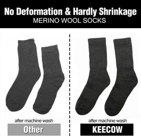 img 2 attached to 3 Pairs Of Merino Wool Hiking Socks For Men And Women - Thermal, Cushioned Socks For Skiing, Trekking, And Outdoor Sports, Ideal For Work