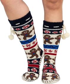 img 3 attached to 🧦 Warm and Cozy Women's Knitted Slipper Socks by Lazy One: Cute Ladies' Apparel