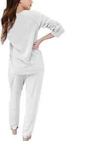 img 3 attached to 🏃 Active Girls' Abondy Sweatpants Loungewear Tracksuit: Comfortable Sweatsuit for Everyday Wear