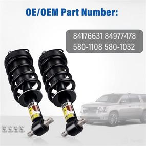 img 1 attached to 🚗 84176631 580-1108 Front Shocks Absorber and Struts Assembly for Cadillac Escalade, GMC Sierra, Chevrolet Tahoe, Suburban, Silverado