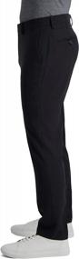 img 3 attached to Haggar Men'S Smart Wash Repreve Suit Separate Pant Slim Fit Pants