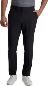 img 4 attached to Haggar Men'S Smart Wash Repreve Suit Separate Pant Slim Fit Pants